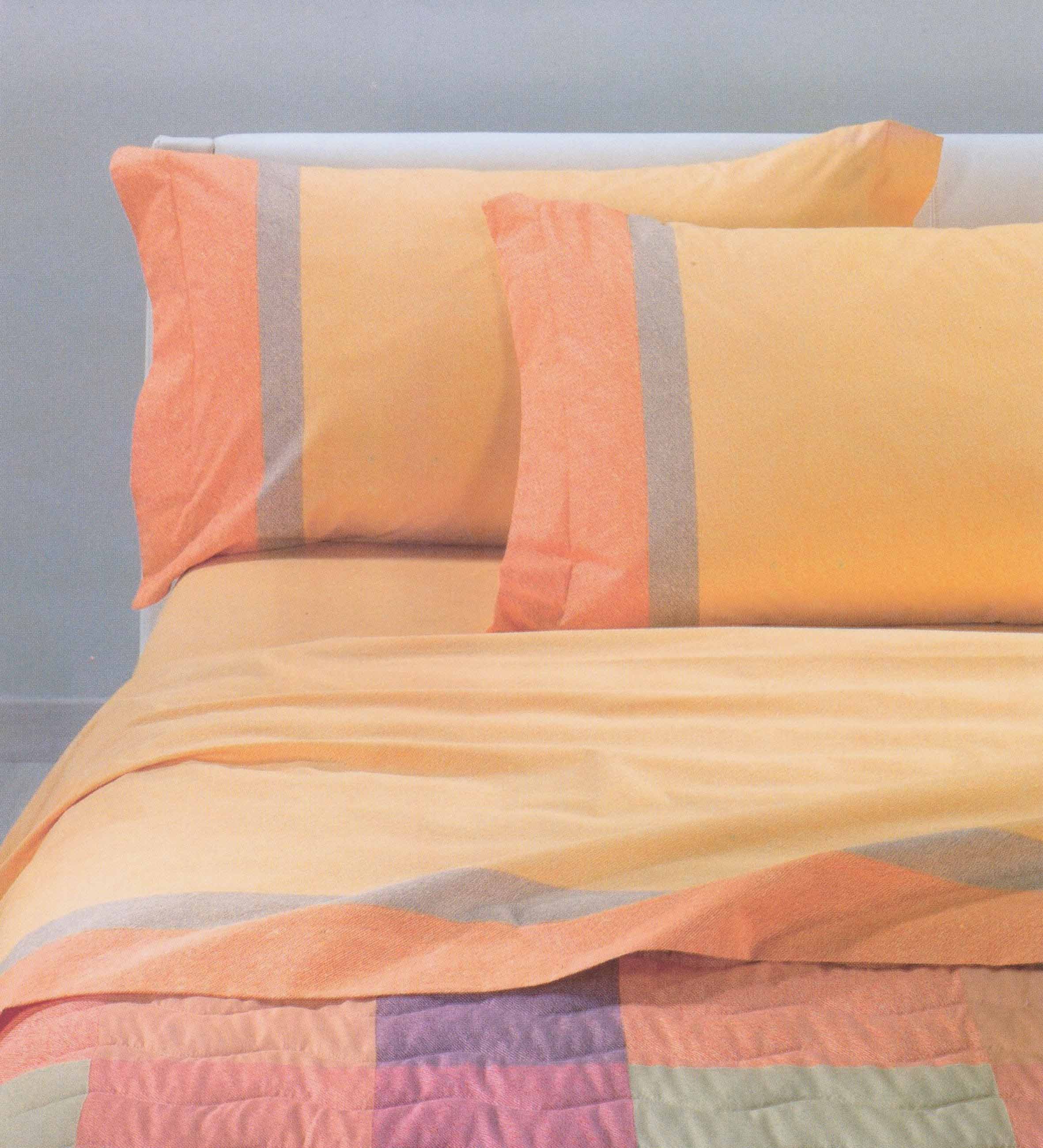 Lenzuolo con angoli cotone paraiso arancione/rosa/turchese/giallo La  Redoute Interieurs